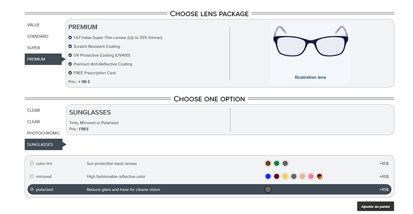 optical webshop